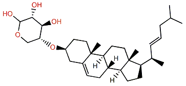 (22E)-Cholesta-5,22-dien-3b-ol 3-O-b-D-xylopyranoside